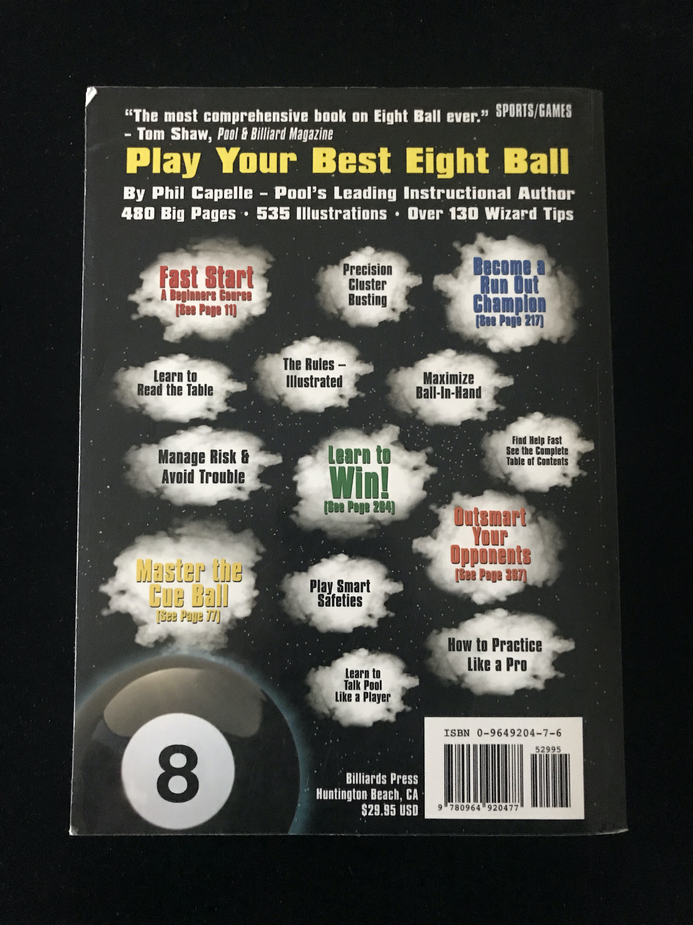 Play Your Best Eight Ball Professional Pocket Billiard Instruction