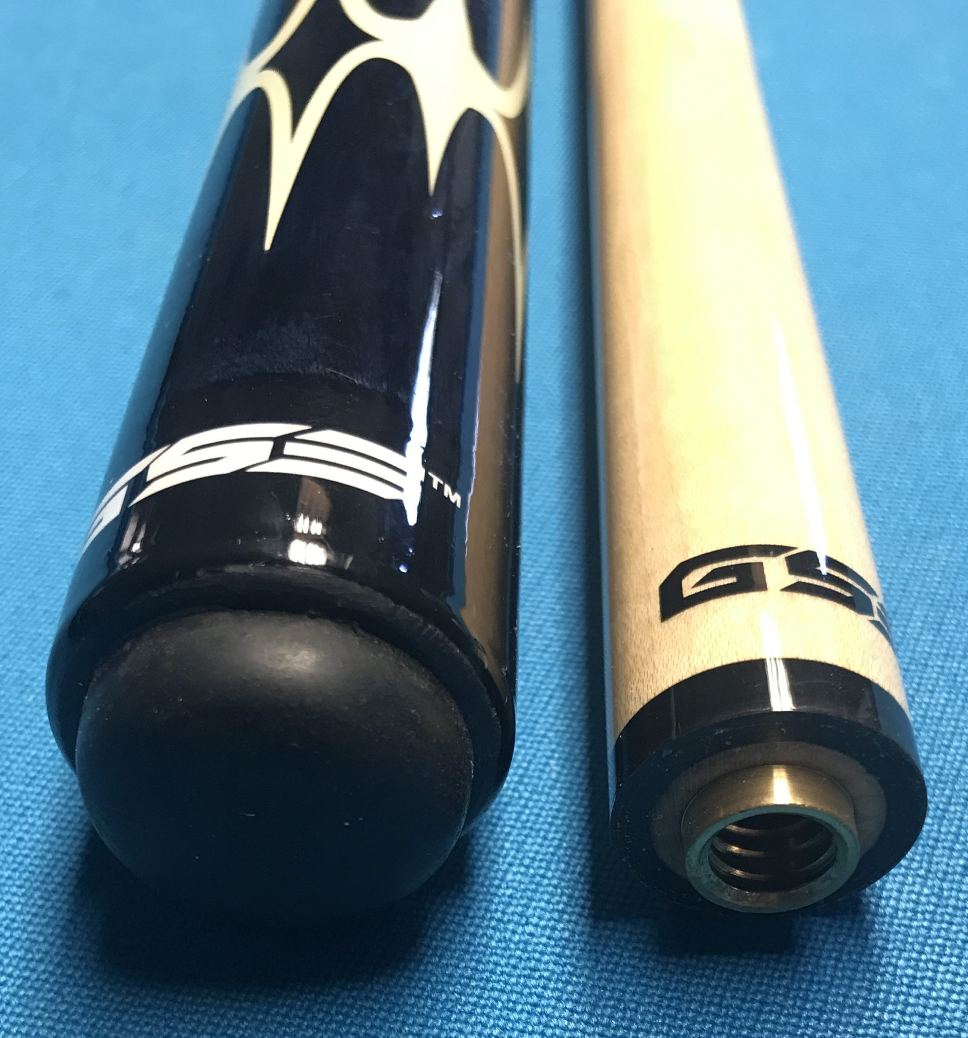 GSE Pool Cue – Dark Blue w/white designs – Professional Pocket Billiard ...